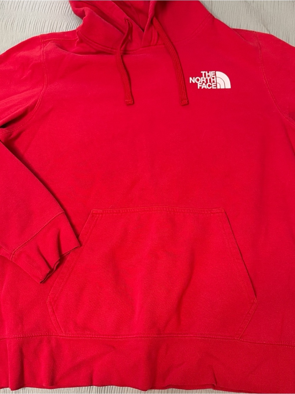 Red The North Face Hoodie